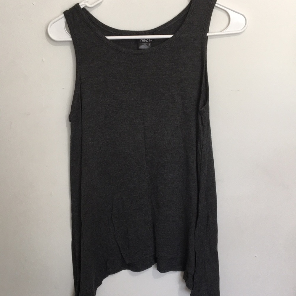 Charcoal tank top